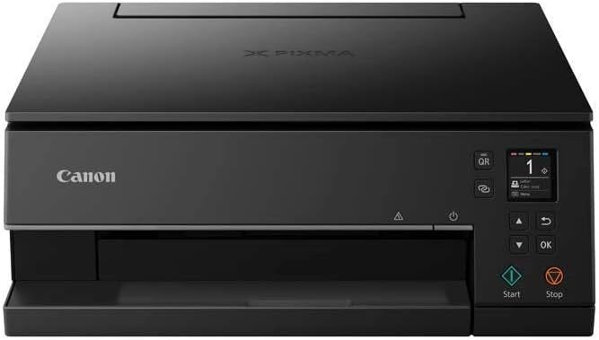 Canon PIXMA TS6350a Imprimante multifonction jet d’encre couleur A4 – Photo, scanner, copie, OLED, 4800 × 1200 dpi, USB, Wi-Fi, 5 encres, recto verso, noir 1