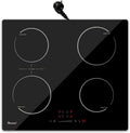 GIONIEN Plaque à induction 60 cm – Encastrable puissante avec zone flexible Bridge