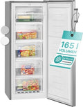 Bomann Congélateur armoire 165 L – 5 tiroirs, porte réversible, bac à glaçons inclus, GS 7317.1 blanc 1