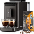 Tchibo Machine à café automatique Esperto2 Caffè avec fonction 2 tasses pour Caffè Crema et Espresso, Granite Black - COFFRET DÉCOUVERTE CAFÉ GRATUIT INCLUS 1