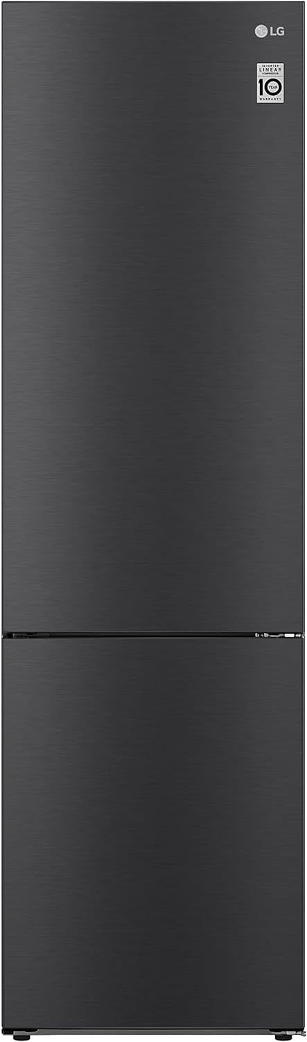 LG GBP62MCNBC Réfrigérateur-congélateur 384 L classe B – DoorCooling+, LINEARCooling, écran intérieur, 59,5 × 203 × 67,5 cm, noir mat 1