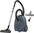AEG CLEAN 6000 AB61C2DB Aspirateur avec sac – Forte aspiration, suceur tissus, 50 % plastique recyclé, idéal animaux, câble 12 m, 750 W, bleu