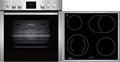 NEFF EDX442 Ensemble four/plaque – Four encastrable E1ECD0AN0 N30 CircoTherm 60 cm inox + plaque électrique M13R42N2 N50 60 cm noire avec cadre 1