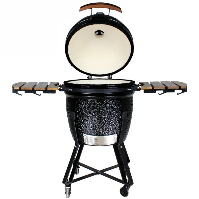 Kobe Kamado Barbecue au charbon Professional XL Black Edition, 23,5 pouces, 113 × 81 × 113 cm