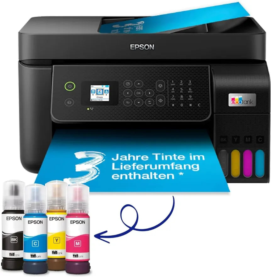 Epson EcoTank ET-4800 Imprimante multifonction A4 Wi-Fi à réservoirs d’encre – Jusqu’à 3 ans d’encre inclus