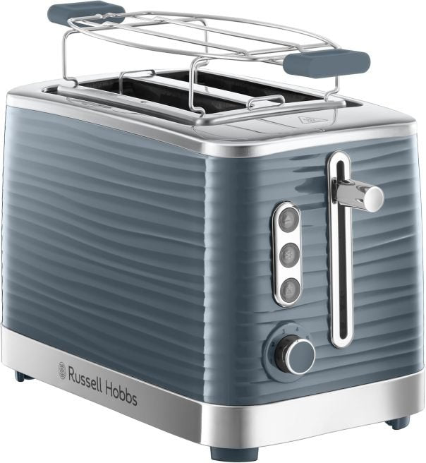 Russell Hobbs Inspire Grey Ensemble petit-déjeuner – Grille-pain, bouilloire et cafetière