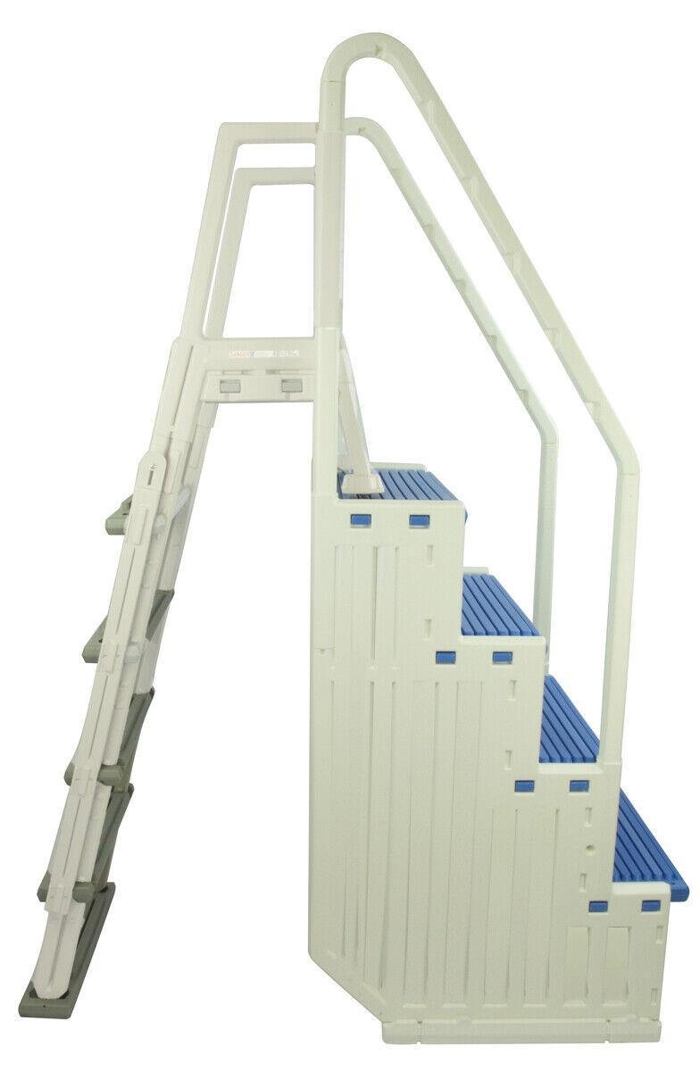 Confer Step 1 & In-Pool Ladder Système d’échelle pour piscine hors-sol – Coloris au choix