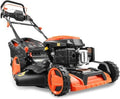 FUXTEC Tondeuse thermique 4-en-1 FX-RM5196eSPRO – Démarrage électrique, traction réglable, pare-chocs avant, coupe 51 cm