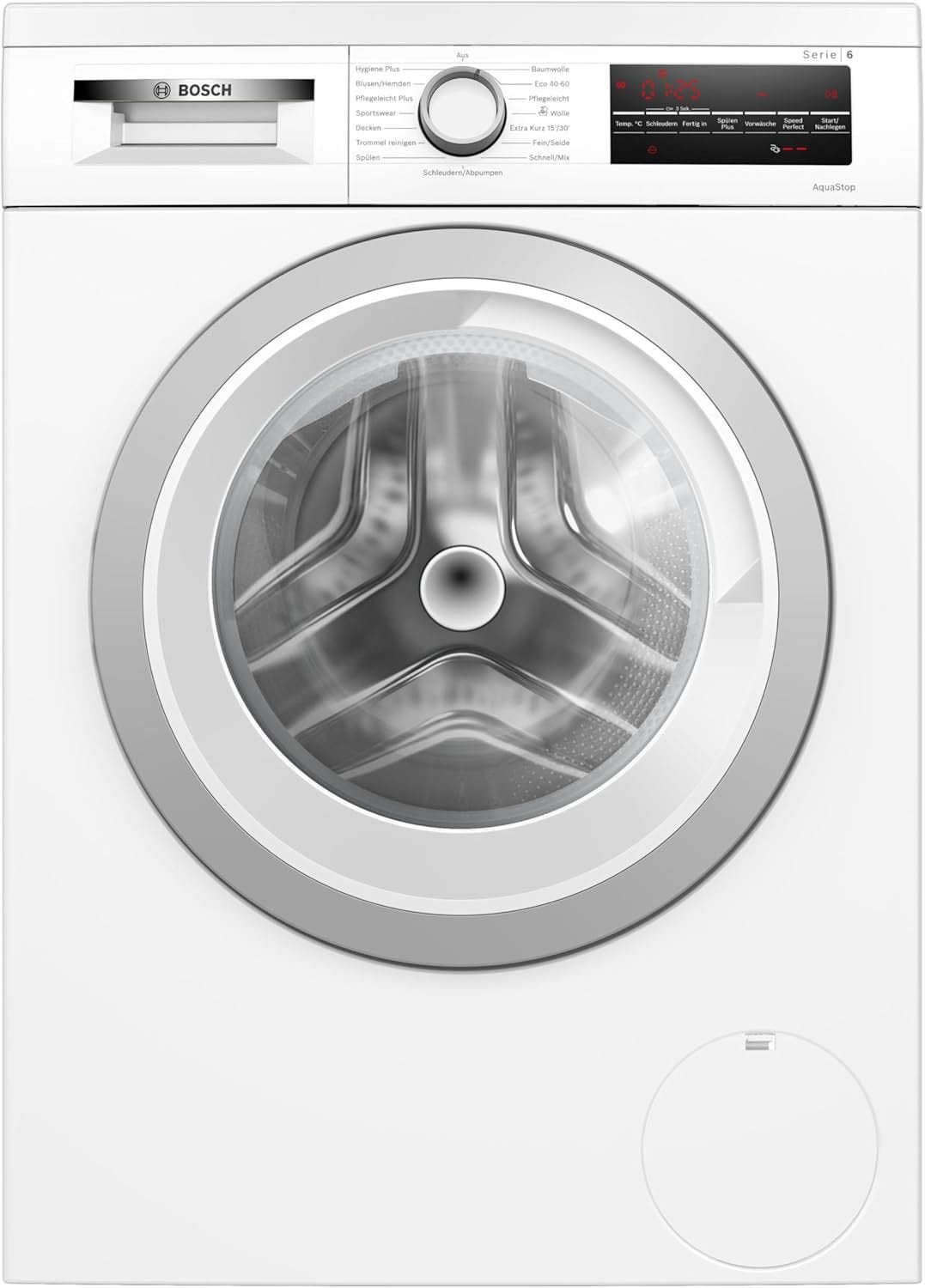 Bosch WAN28127 Lave-linge Série 4 8 kg, 1400 tr/min – Iron Assist, ActiveWater Plus, EcoSilence Drive, SpeedPerfect, blanc, 60 cm