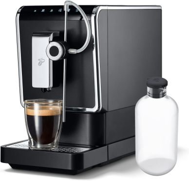 Tchibo Machine à café automatique Esperto Pro avec fonction One Touch pour Caffè Crema, Espresso et spécialités lactées, Anthracite 1