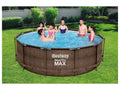 Steel Pro Max™ DELUXE SERIES™ Kit piscine tubulaire avec pompe filtrante et échelle