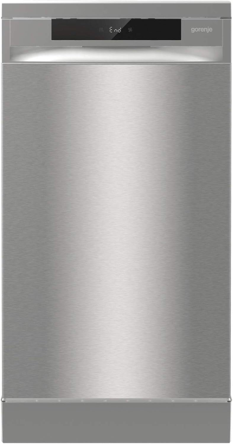 Gorenje GS 541D10 X Lave-vaisselle pose libre 45 cm – SuperSilent, 11 couverts, 5 programmes, TotalDry, argent