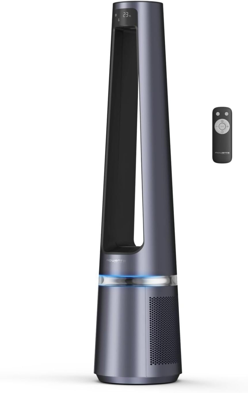 Rowenta QU5062 Eclipse 3-en-1 – Purificateur d’air, chauffage soufflant et ventilateur pour un climat intérieur agréable