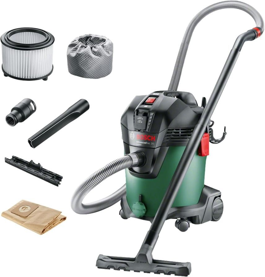 Bosch Aspirateur eau et poussière AdvancedVac 20 – 1200 W, cuve 20 L