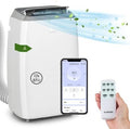 Klarstein Climatiseur mobile avec tuyau d’évacuation 3-en-1 – Ventilateur, déshumidificateur, mode nuit, portable pour maison et bureau, 12 000 BTU, faible consommation