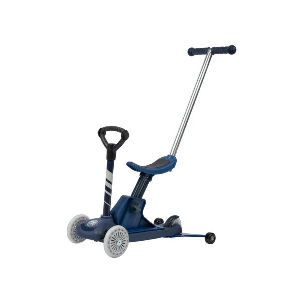 Playtive Trottinette Tri-Scooter 4-en-1 avec roulettes, bleue – Article de second choix, comme neuf