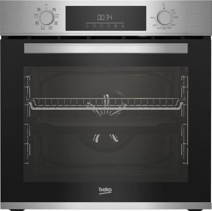 Beko BBSM12340X Ensemble four encastrable + plaque induction – 4 zones, four 72 L à 8 modes