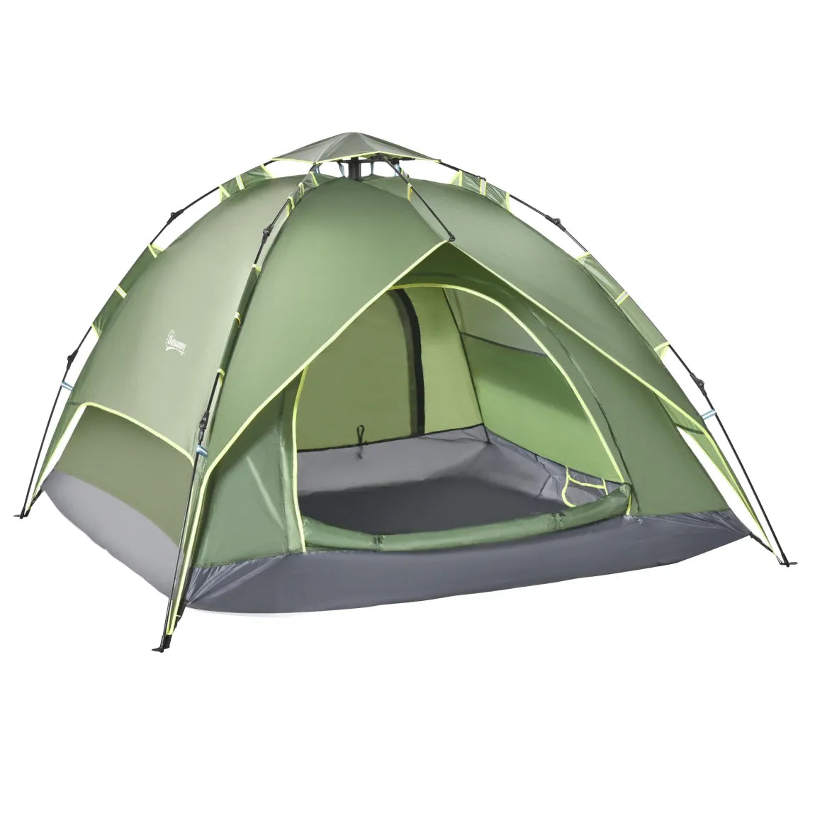 Outsunny Tente de camping 4 saisons Quick-Up avec auvent extérieur