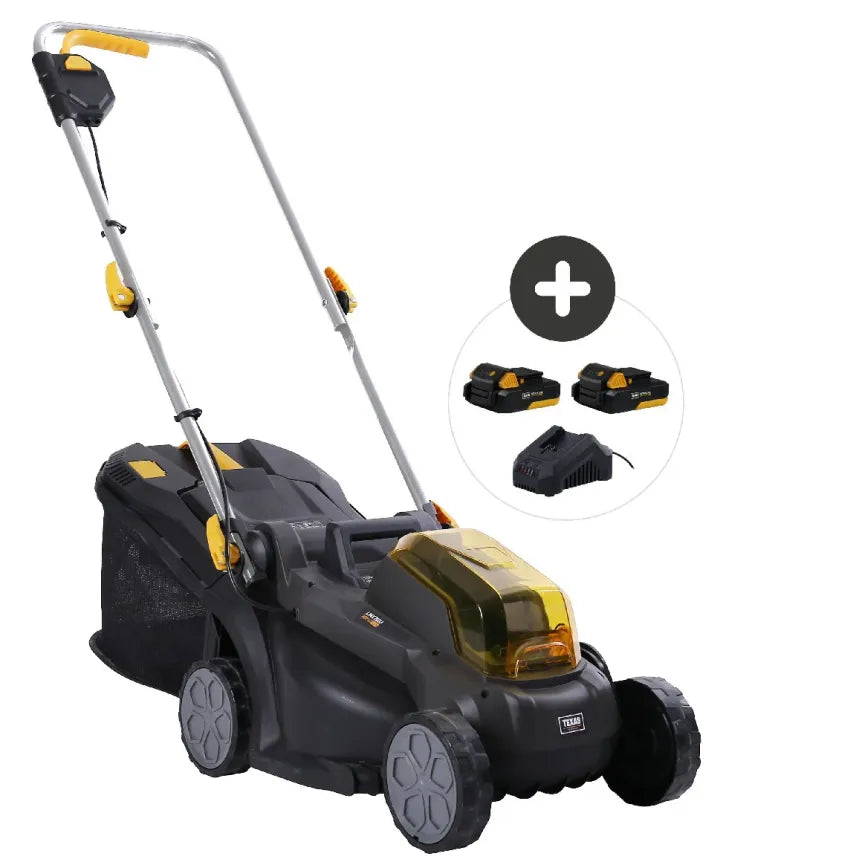 Texas Tondeuse sans fil LMX2033 avec 2 batteries 2,0 Ah et chargeur 1