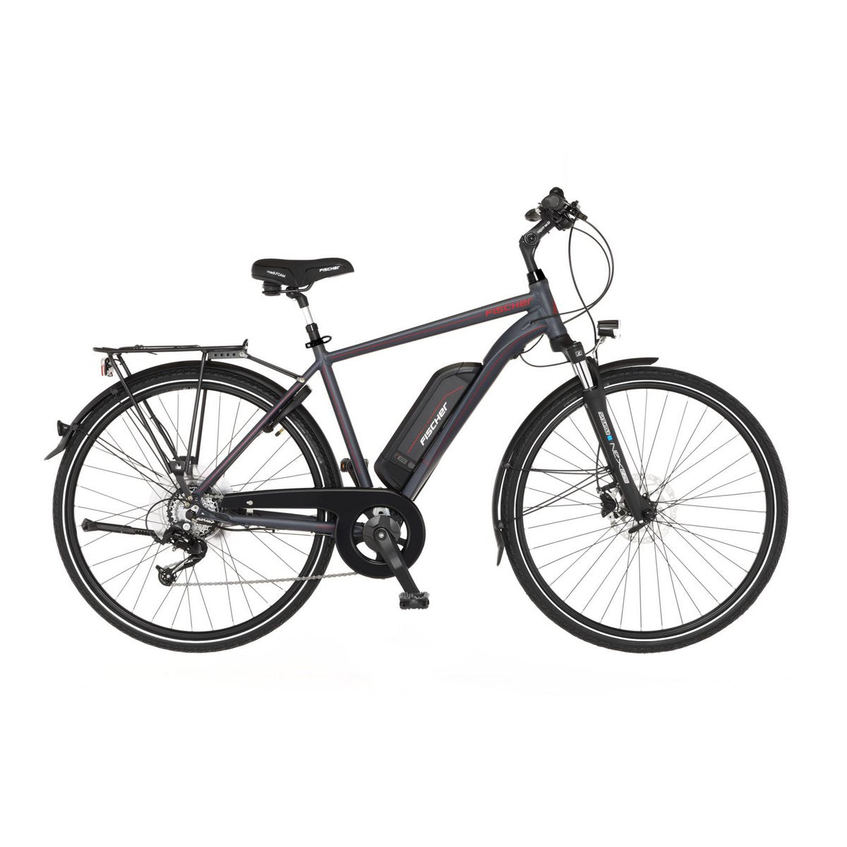 FISCHER VIATOR 1.0 Vélo électrique – Vélo trekking/ville avec assistance confortable pour le quotidien et les balades