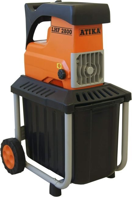 ATIKA LHF 2800 Broyeur électrique silencieux à rouleaux – 230 V, 2800 W