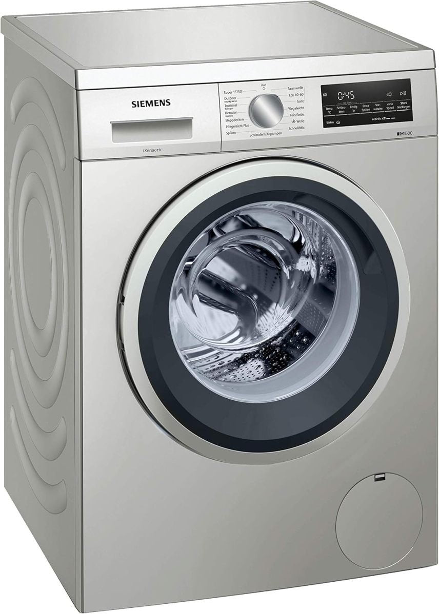 Siemens WU14UTS0 iQ500 Lave-linge sous plan 9 kg, 1400 tr/min – Programme Outdoor/imperméabilisation, varioSpeed, ajout de linge