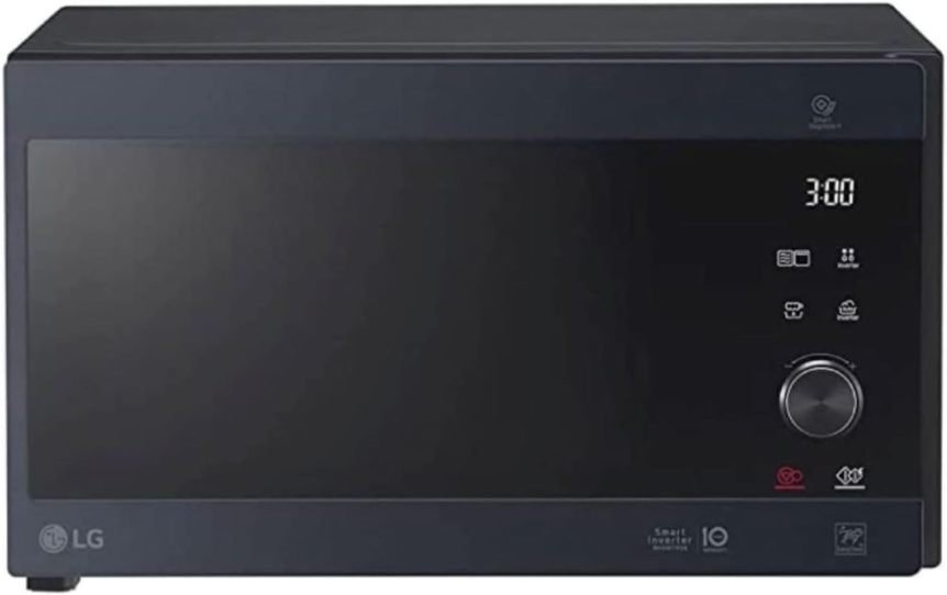 LG MS2595CIS Micro-ondes avec technologie Smart Inverter, 25 L, 1000 W, programmes automatiques, niveaux de puissance réglables et EasyClean