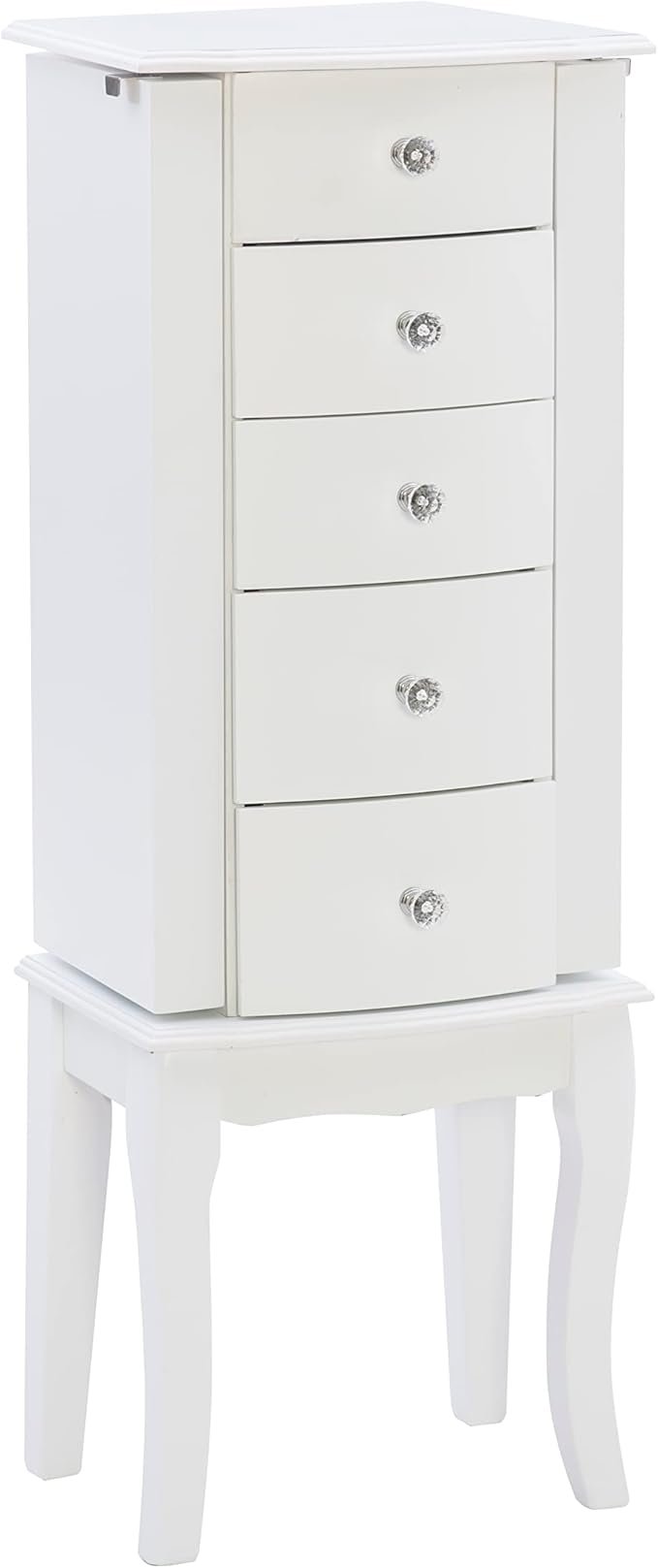 Armoire à bijoux blanche – Description du produit