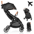 LIONELO Julie One Poussette buggy jusqu'à 22 kg, dossier et repose-pieds réglables, moustiquaire, chancelière, porte-gobelet et sac de transport, pliable