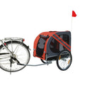 Karlie Remorque vélo Doggy Liner Economy jusqu’à 40 kg, rouge/gris – Article de second choix, très bon état 1