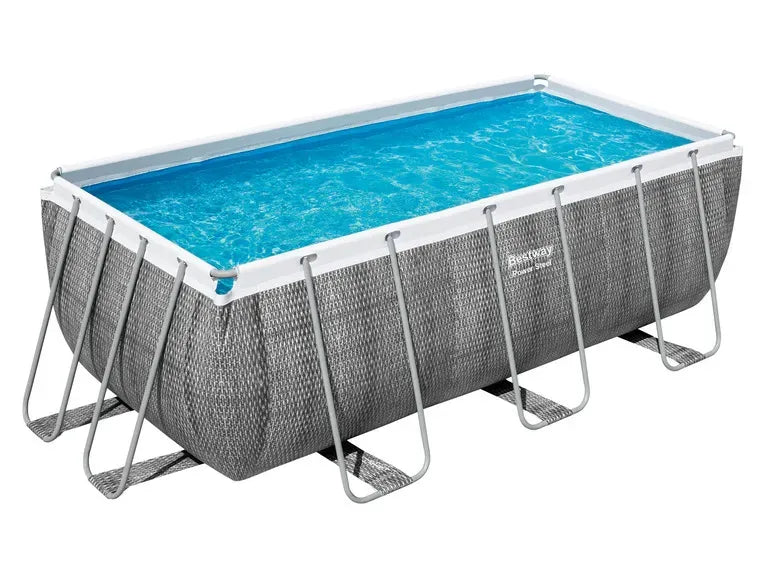 Power Steel™ Kit piscine tubulaire complet avec pompe filtrante, env. 412 × 201 × 122 cm 1