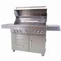 KOBE Barbecue à gaz PROFESSIONAL 5+2 – 176,7 × 69 × 128,5 cm