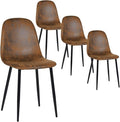 FurnitureR Lot de 4 chaises de salle à manger en suédine – Description du produit