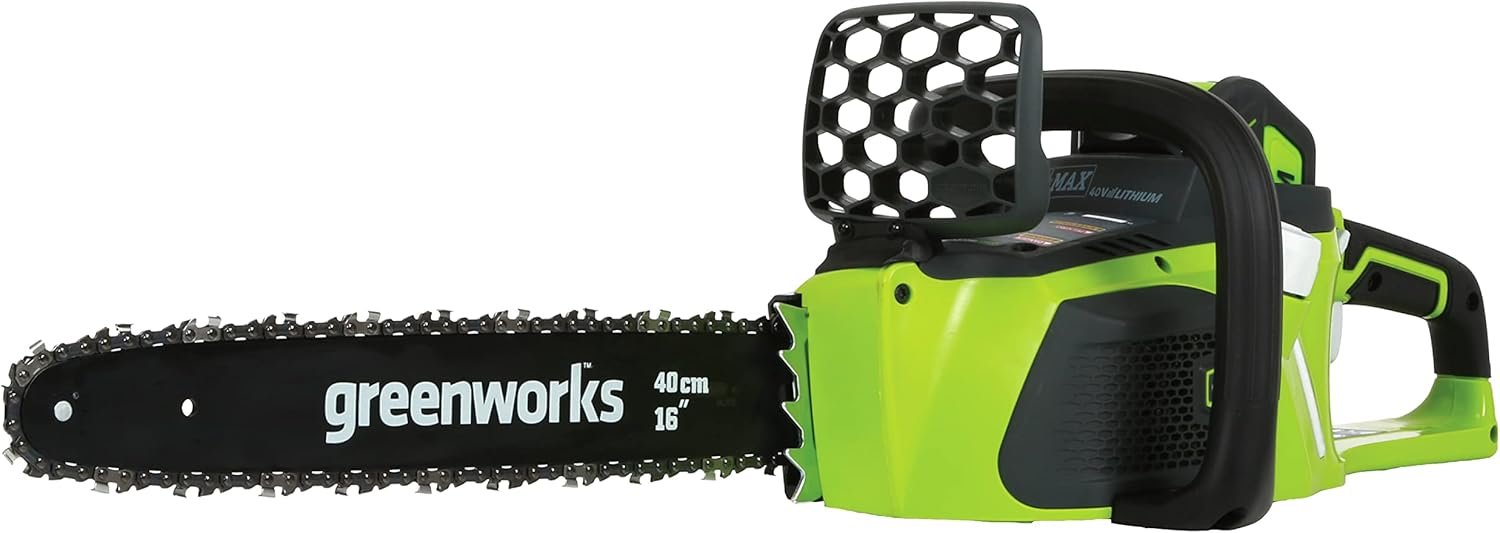 Greenworks Tronçonneuse électrique sans fil 40 V – Pour jardin, coupe du bois et entretien des arbres