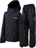 Acme Projects Ensemble de pluie 2 pièces – Veste et pantalon 100 % étanches et respirants, 10 000 mm / 3000 g, coutures étanchées, zip YKK