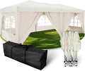 Kronenburg Tonnelle pliante – Tente jardin/réception 100 % étanche, 3 × 3 m ou 3 × 6 m, UV UPF 50+, avec parois, plusieurs coloris