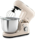 Klarstein Robot pâtissier multifonction 1300 W – Bol 5 L, crochet pétrisseur, rotation planétaire, 6 vitesses
