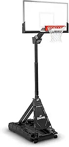 Spalding Momentous Panier de basket extérieur portable réglable à montage facile – Description du produit