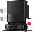 Roborock Qrevo Series Robot aspirateur-laveur – Aspiration 8000 Pa, navigation LiDAR, station tout-en-un, brosse anti-emmêlement, noir