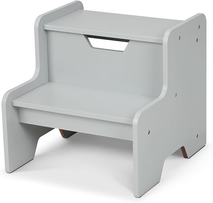 Melissa & Doug Marchepied enfant en bois – Gris – Description du produit