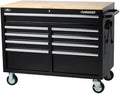 HuskyTools Établi mobile extra-profond 46″ à 9 tiroirs – Description du produit
