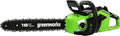 Greenworks Tronçonneuse sans fil 40 V – Puissante, pour travaux de jardin et coupe du bois