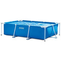 Intex Metal Frame Junior Piscine tubulaire rectangulaire 2,60 × 1,60 × 0,65 m – Hors-sol pour enfants et jardin