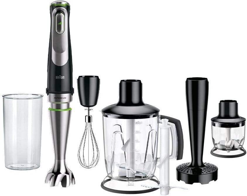Braun MultiQuick 9 MQ 9187XLI Mixeur plongeant – Puissant avec accessoires polyvalents