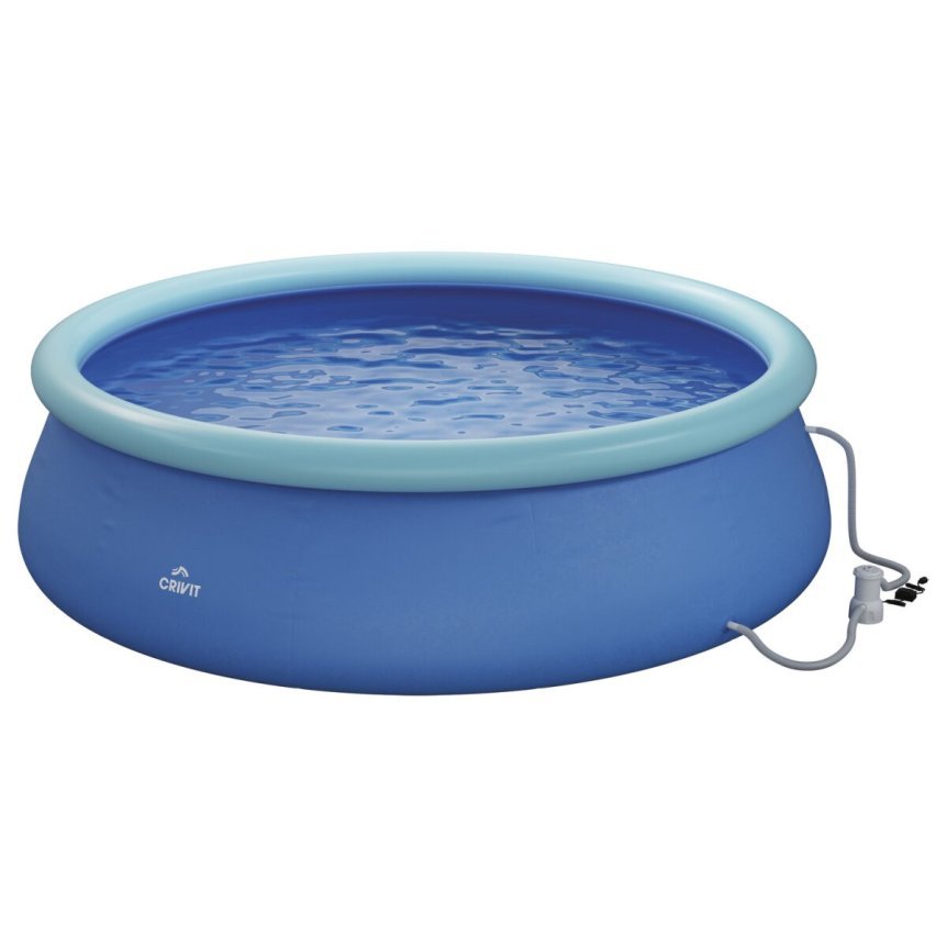 CRIVIT Piscine Quick-Up Ø 300 × H 76 cm avec pompe filtrante – Article de second choix, comme neuf 1