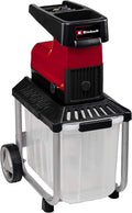 Einhell GC-RS 60 CB Broyeur électrique silencieux – 2800 W, branches jusqu’à 45 mm, rouleau de coupe, grande trémie, inversion, bac transparent 60 L, sécurité intégrée