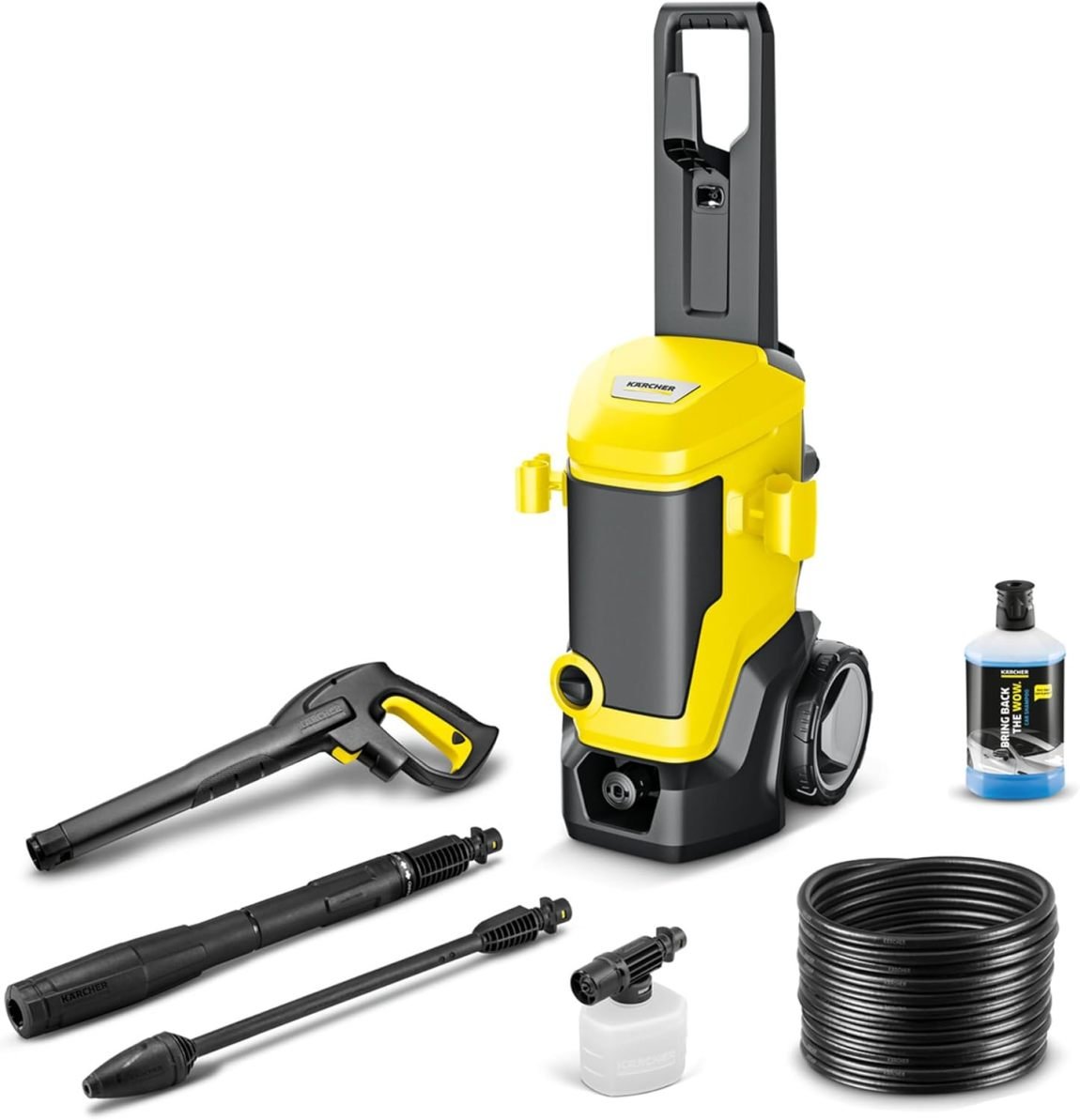 Kärcher K 7 Premium Power Flex Nettoyeur haute pression – Jusqu’à 180 bar, 600 L/h, 60 m²/h, flexible haute pression, rotabuse et lance inclus