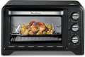 Moulinex Optimo OX444810 Mini-four électrique – 19 L, 6 modes, chaleur tournante, thermostat 240 °C, minuterie 120 min, gril et friture, noir
