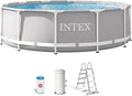Intex Prism Frame Piscine tubulaire ronde Ø 3,66 × 0,98 m – Kit hors-sol pour jardin