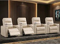 HOMCOM Fauteuil releveur électrique relax – Position librement réglable, blanc crème